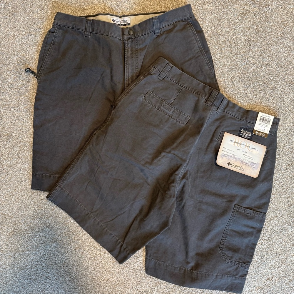2 Pair!
Columbia Charcoal Utility Shorts